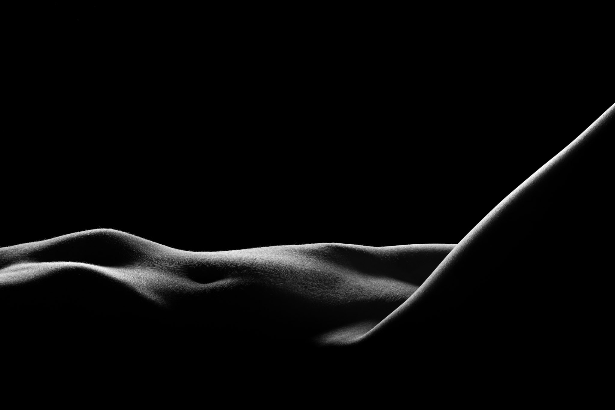 Nuda Luce minimal bodyscape wall artl