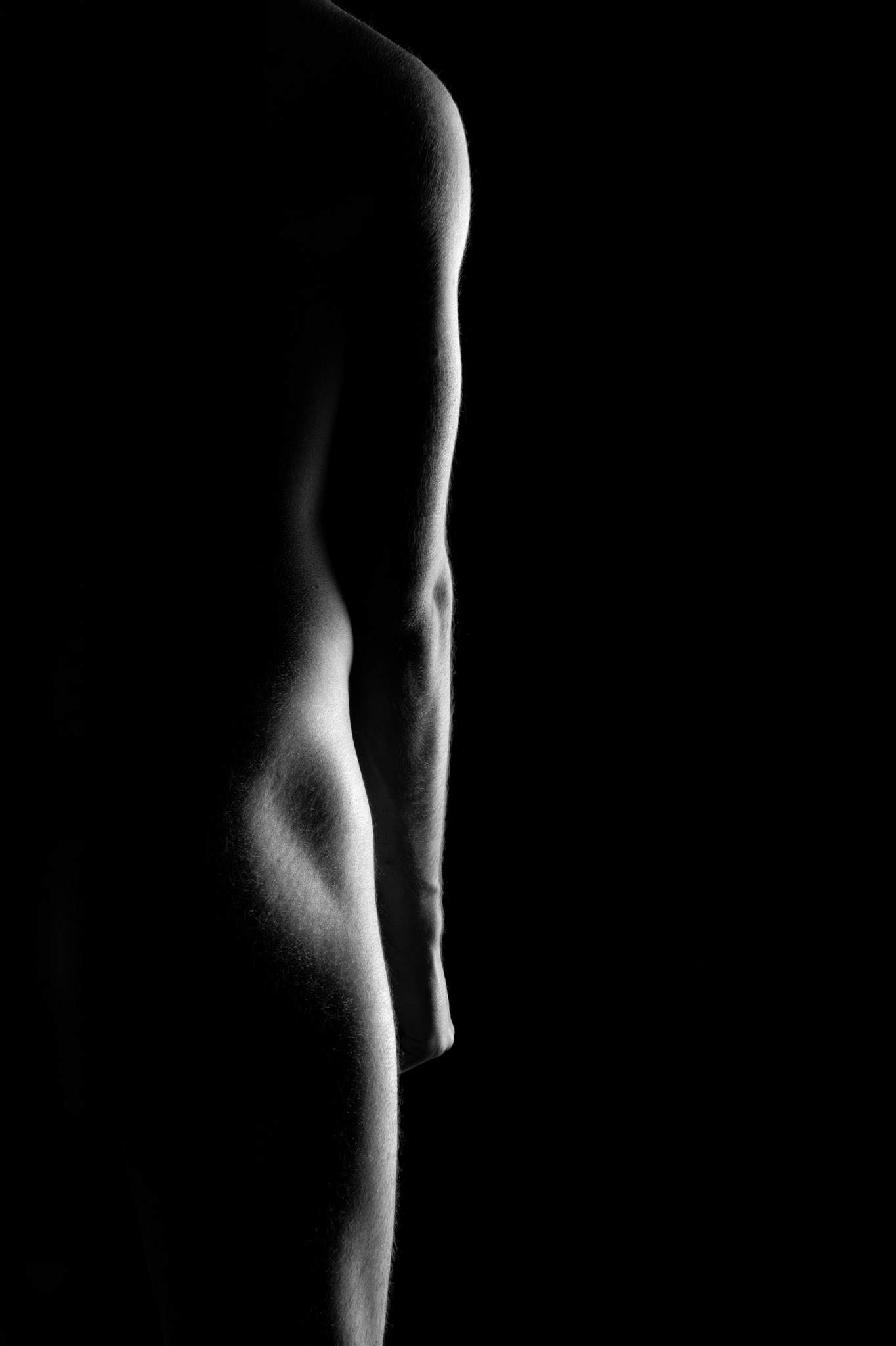 Origine black and white body wall art