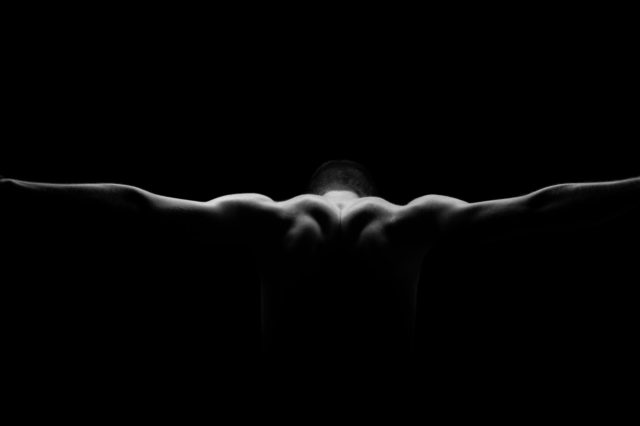 Asse black and white body wall art