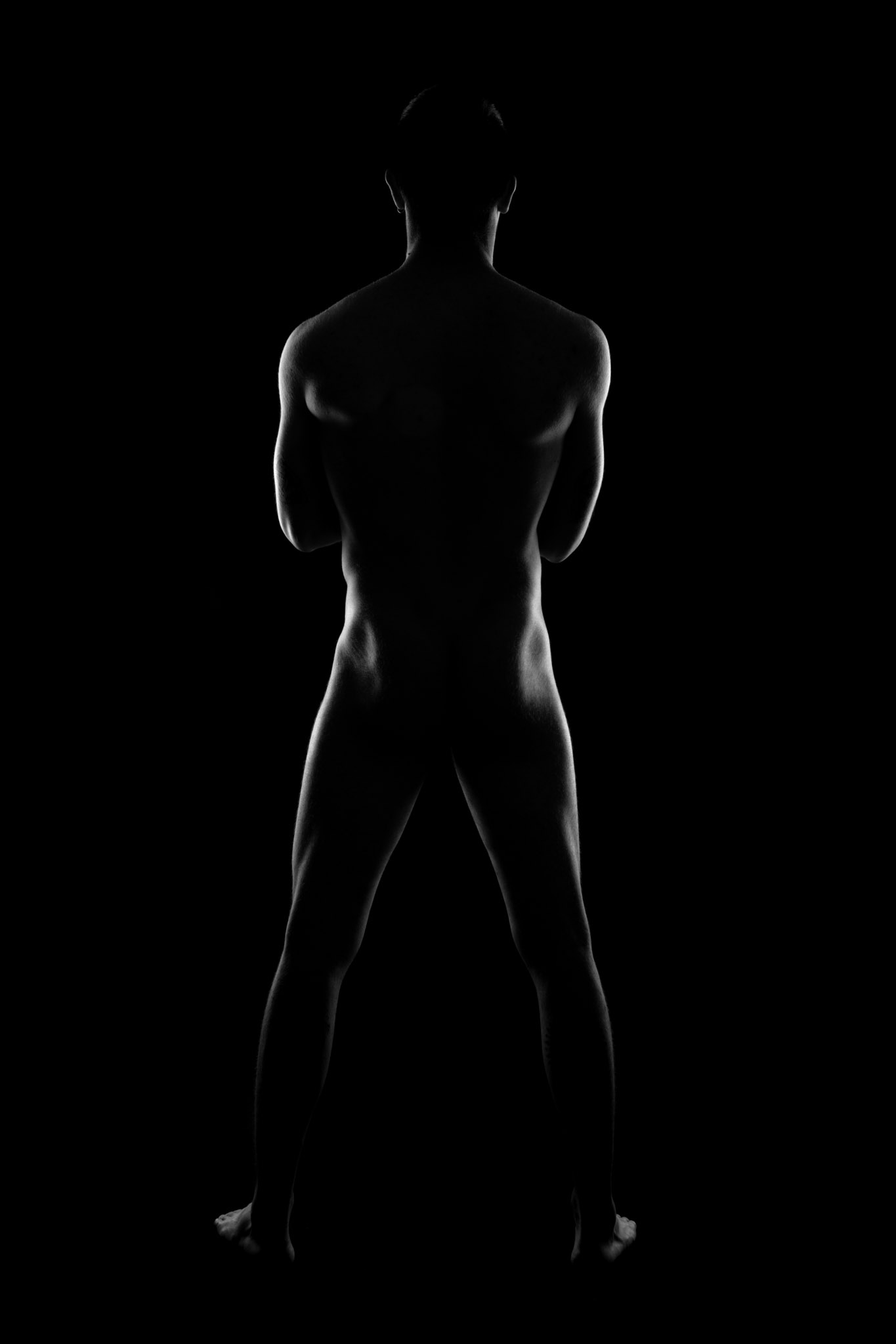 Solidi black and white body wall art