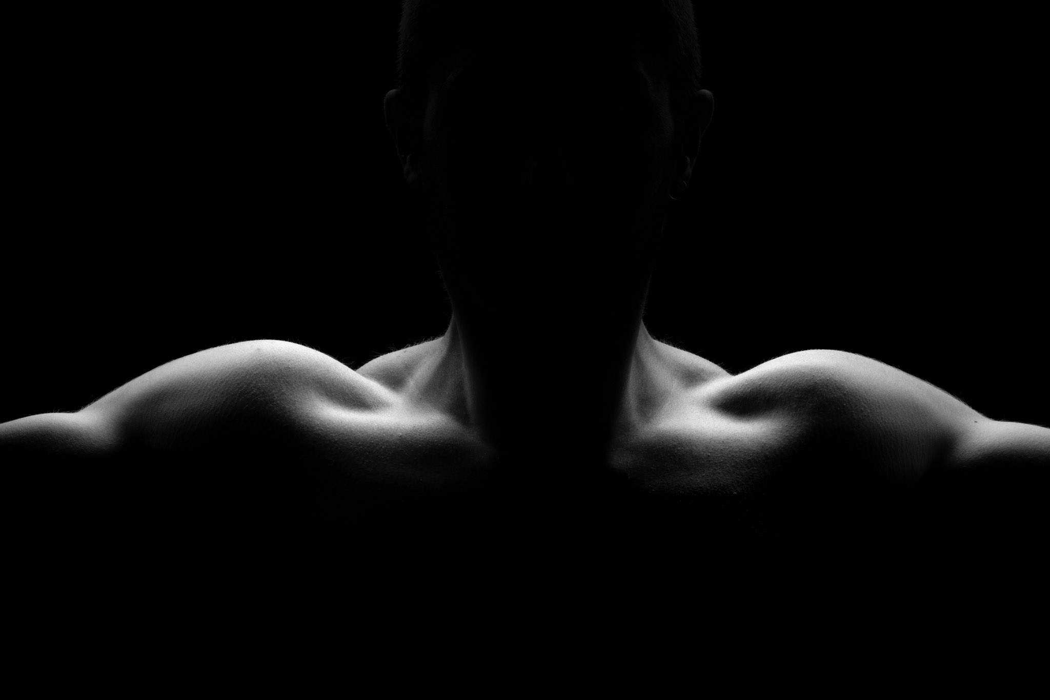 Pietra Viva black and white body wall art